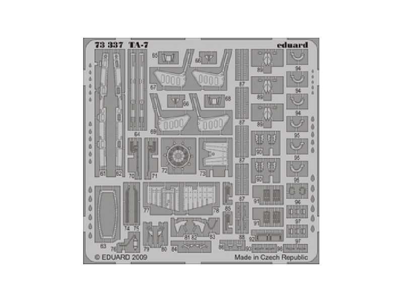 TA-7 S. A. 1/72 - Hobby Boss - blaszki - zdjęcie 1 TA-7 S. A. 1/72 - Hobby Boss - blaszki - zdjęcie 1