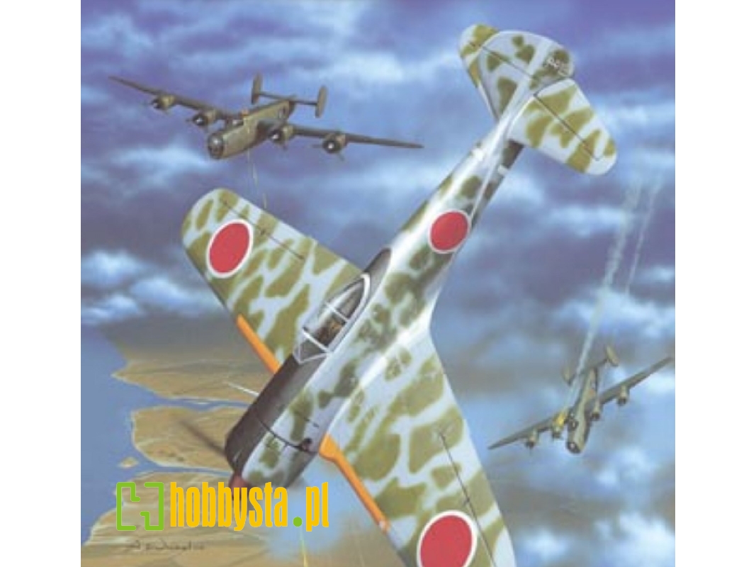 Nakajima Ki-43-ii Hayabusa - Japoński Myśliwiec (Model Z Wręgami Wyciętymi Laserem) (Chalk Paper) - zdjęcie 1 Nakajima Ki-43-ii Hayabusa - Japoński Myśliwiec (Model Z Wręgami Wyciętymi Laserem) (Chalk Paper) - zdjęcie 1