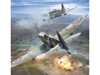 Supermarine Spitfire Xvie - Angielski Myśliwiec (Model Z Wręgami Wyciętymi Laserem) (Zestaw Dla 1 Modelu) - zdjęcie 1