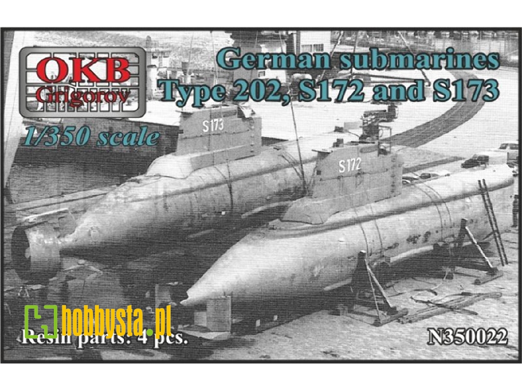 German Submarines Type 202, S172 And S173 - zdjęcie 1 German Submarines Type 202, S172 And S173 - zdjęcie 1