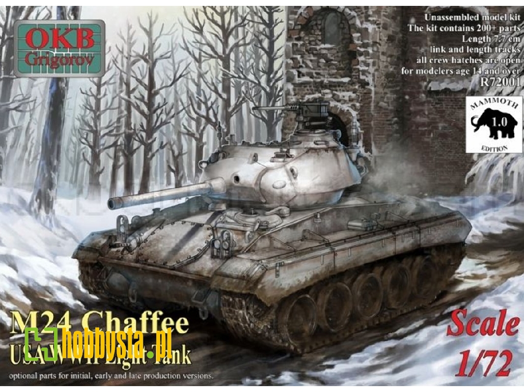 Us Light Tank M24 Chaffee, Mammoth Edition 1.0 - zdjęcie 1 Us Light Tank M24 Chaffee, Mammoth Edition 1.0 - zdjęcie 1