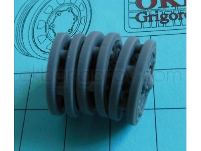 Sprocket Wheel For T-34, Mod. 1940, Type 2 (6 Per Set) - zdjęcie 2