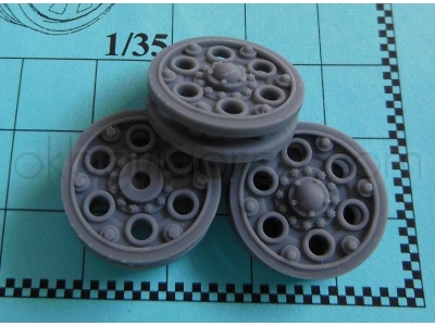 Sprocket Wheel For T-34, Mod. 1940, Type 2 (6 Per Set) - zdjęcie 4