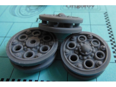 Sprocket Wheel For T-34, Mod. 1940, Type 2 (6 Per Set) - zdjęcie 5
