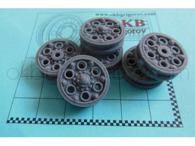 Sprocket Wheel For T-34, Mod. 1940, Type 2 (6 Per Set) - zdjęcie 7