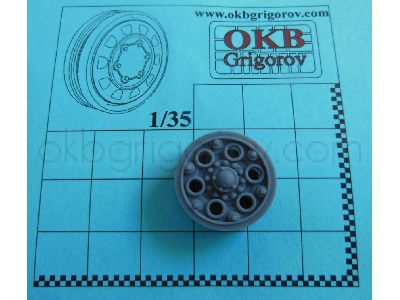 Sprocket Wheel For T-34, Mod. 1940, Type 2 (6 Per Set) - zdjęcie 8