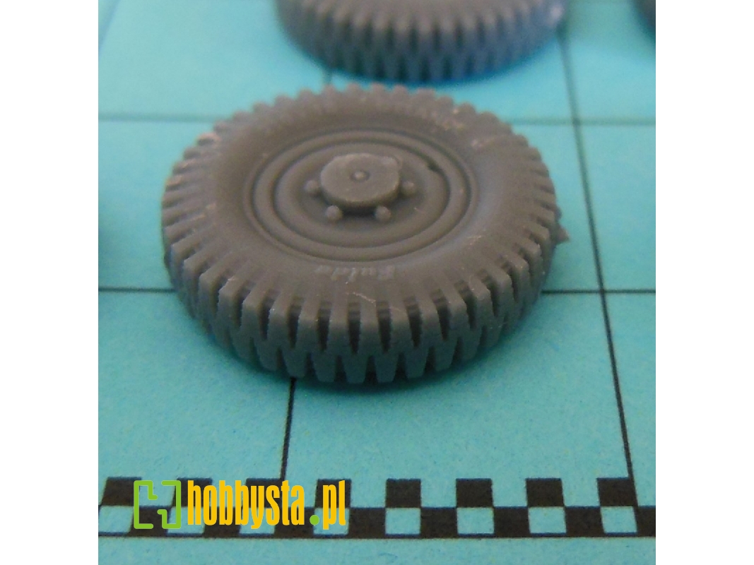 Wheels For Sd.Kfz 221/222/223 - Gelande, Late Rims - zdjęcie 1 Wheels For Sd.Kfz 221/222/223 - Gelande, Late Rims - zdjęcie 1