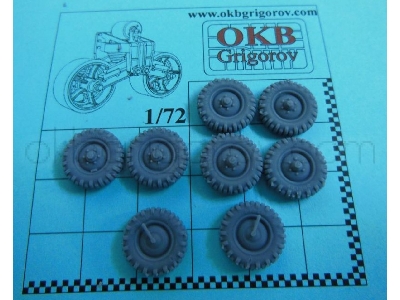Wheels For Mercedes G4, Dunlop Special, Late Rims - zdjęcie 1