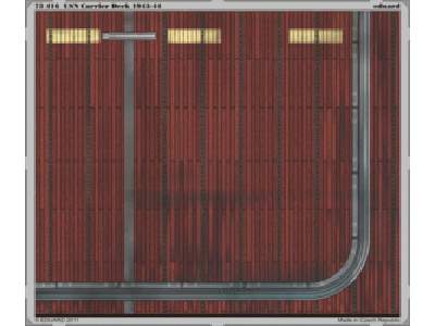  USN Carrier Deck 1943-44 lift area 1/72 - blaszki - zdjęcie 1