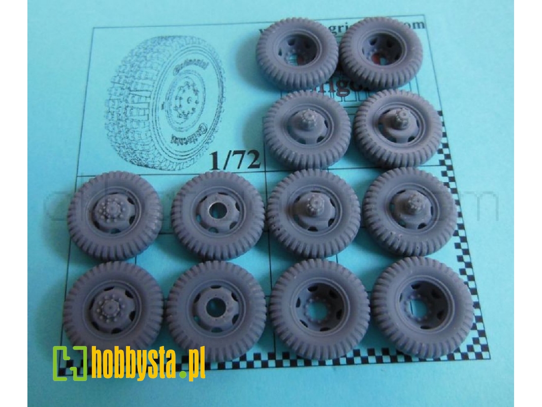 Wheels For Diamond T 4-ton 6x6 Truck, Ms - zdjęcie 1 Wheels For Diamond T 4-ton 6x6 Truck, Ms - zdjęcie 1