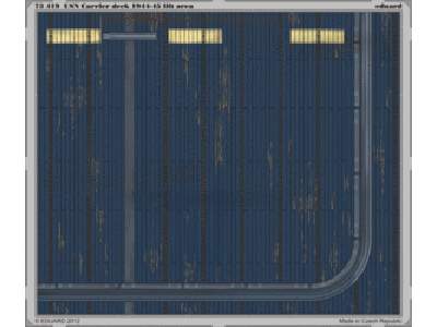  USN Carrier deck 1944-45 lift area 1/72 - blaszki - zdjęcie 1