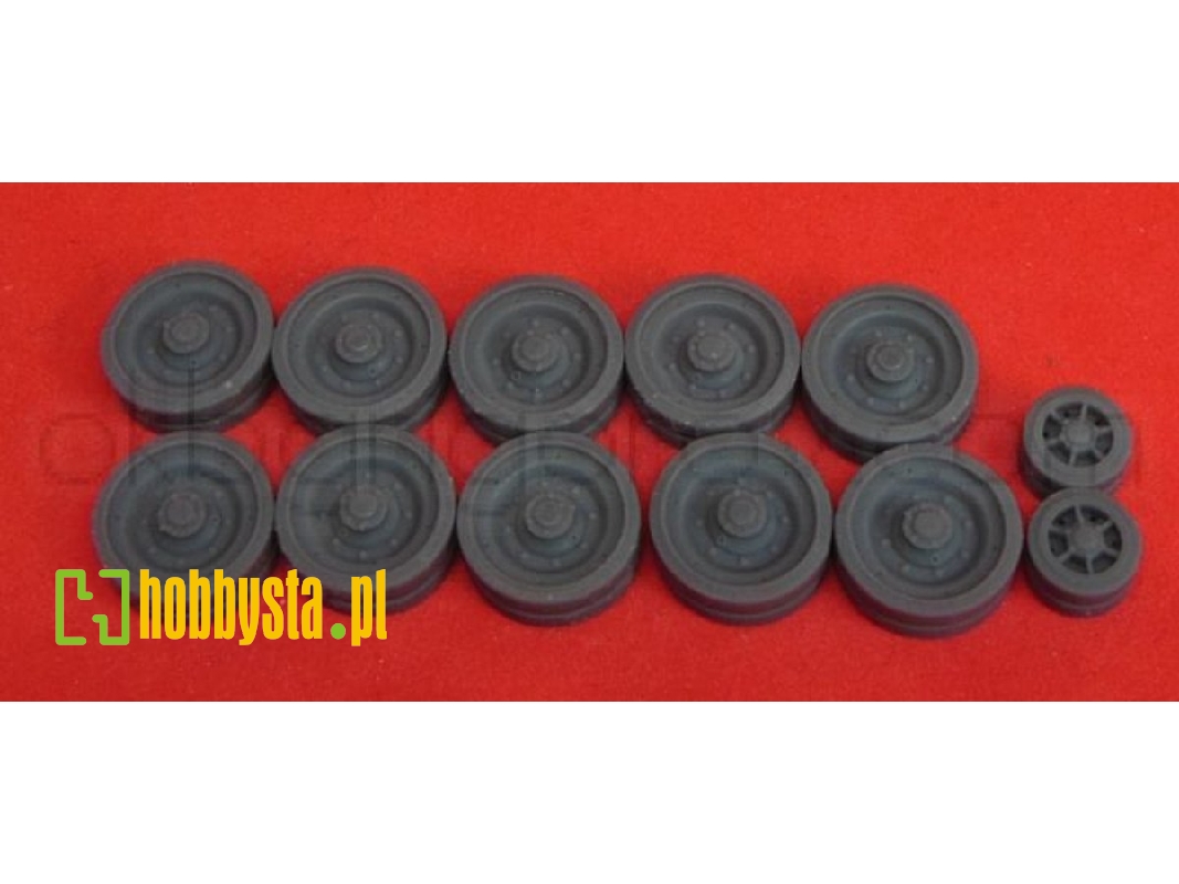 Wheels For Cromwell, Type 2, Smooth Tire And 2 Greasers - zdjęcie 1