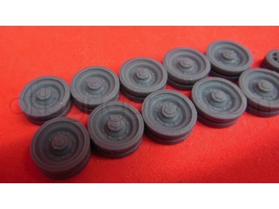 Wheels For Cromwell, Type 2, Smooth Tire And 2 Greasers - zdjęcie 3