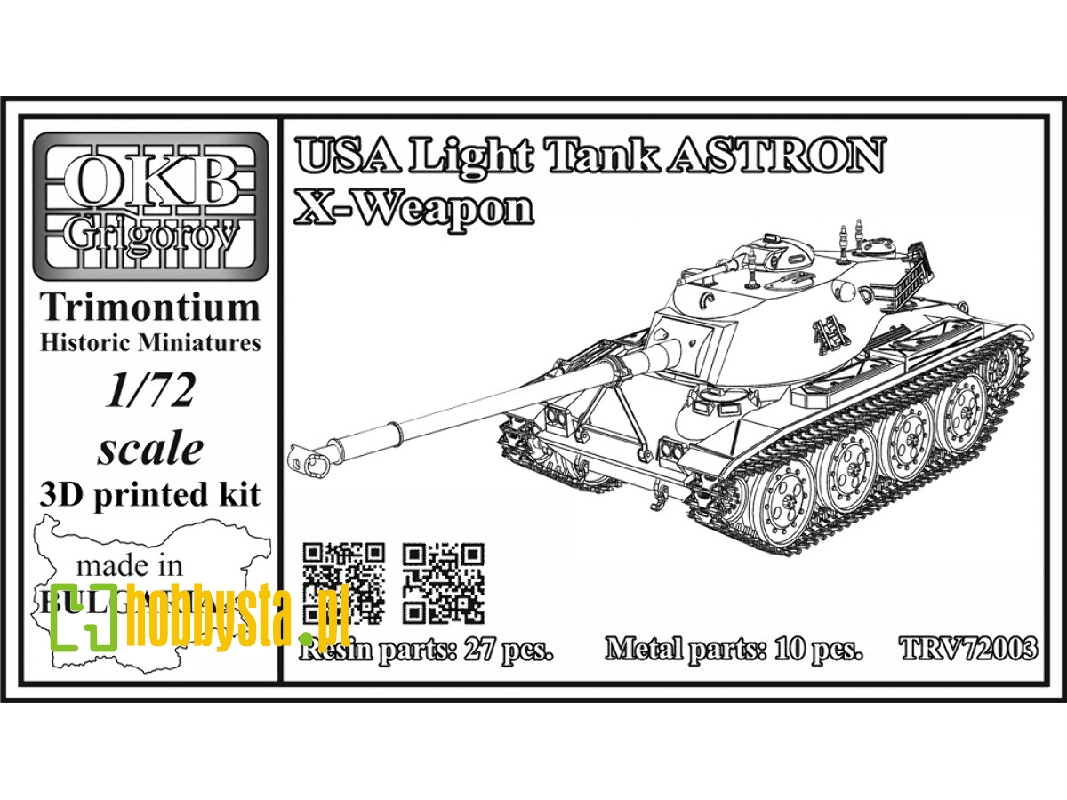 Usa Light Tank Astron X-weapon - zdjęcie 1 Usa Light Tank Astron X-weapon - zdjęcie 1