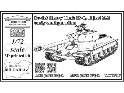Soviet Heavy Tank Is-6, Object 252, Early Configuration - zdjęcie 1