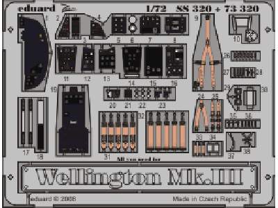  Wellington Mk. III S. A. 1/72 - Trumpeter - blaszki - zdjęcie 1