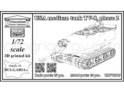 Usa Medium Tank Tv-8, Phase 2 - zdjęcie 1