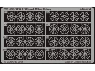  WWI Wheel Wire Discs 1/72 - blaszki - zdjęcie 1