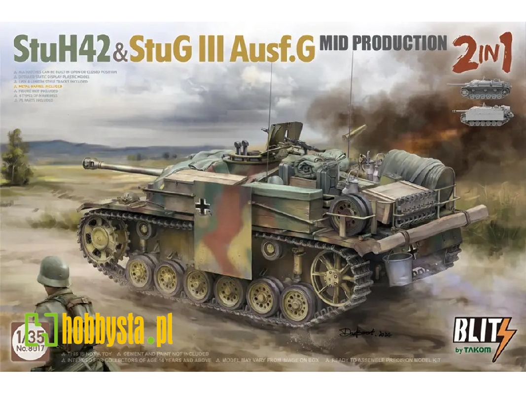 StuH42 & StuG III Ausf.G - środkowa produkcja - 2 w 1 - zdjęcie 1 StuH42 & StuG III Ausf.G - środkowa produkcja - 2 w 1 - zdjęcie 1