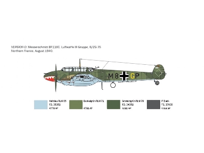 Messerschmitt Bf 110 C Zerstorer - zdjęcie 7