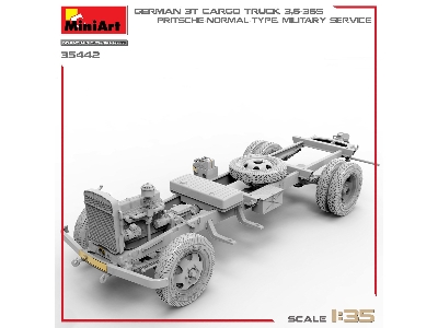 German 3t Cargo Truck 3,6-36s. Pritsche-normal-type. Military Service - zdjęcie 6