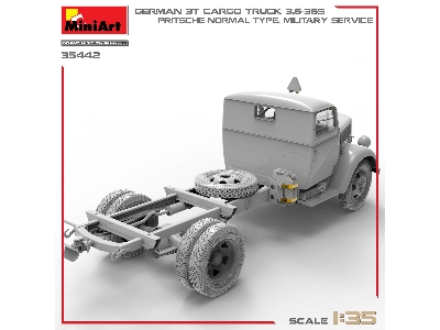 German 3t Cargo Truck 3,6-36s. Pritsche-normal-type. Military Service - zdjęcie 7