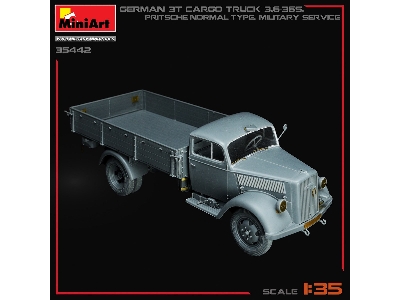German 3t Cargo Truck 3,6-36s. Pritsche-normal-type. Military Service - zdjęcie 39