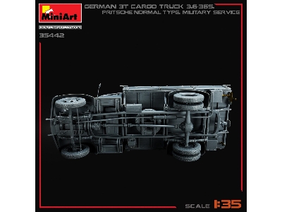 German 3t Cargo Truck 3,6-36s. Pritsche-normal-type. Military Service - zdjęcie 42