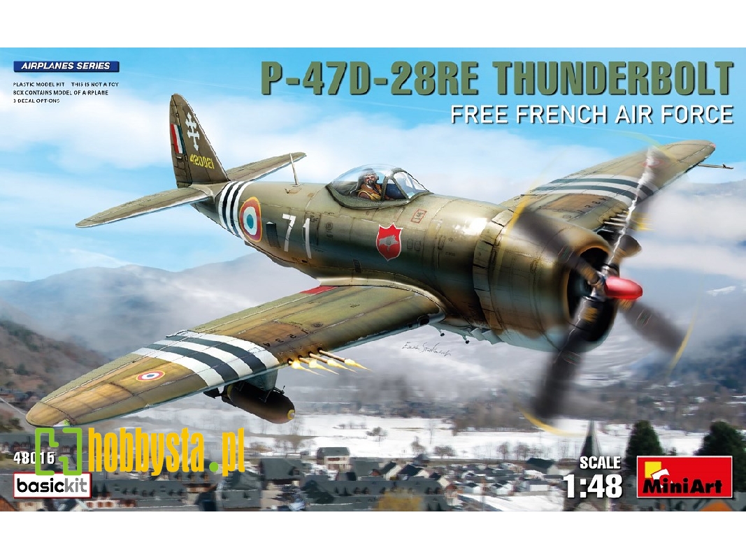 P-47d-28re Thunderbolt. Free French Air Force - zdjęcie 1