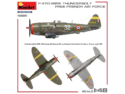 P-47d-28re Thunderbolt. Free French Air Force - zdjęcie 3