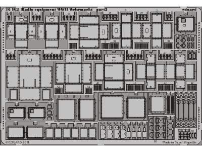  Radio Equipment WWII Wehrmacht 1/35 - blaszki - zdjęcie 3