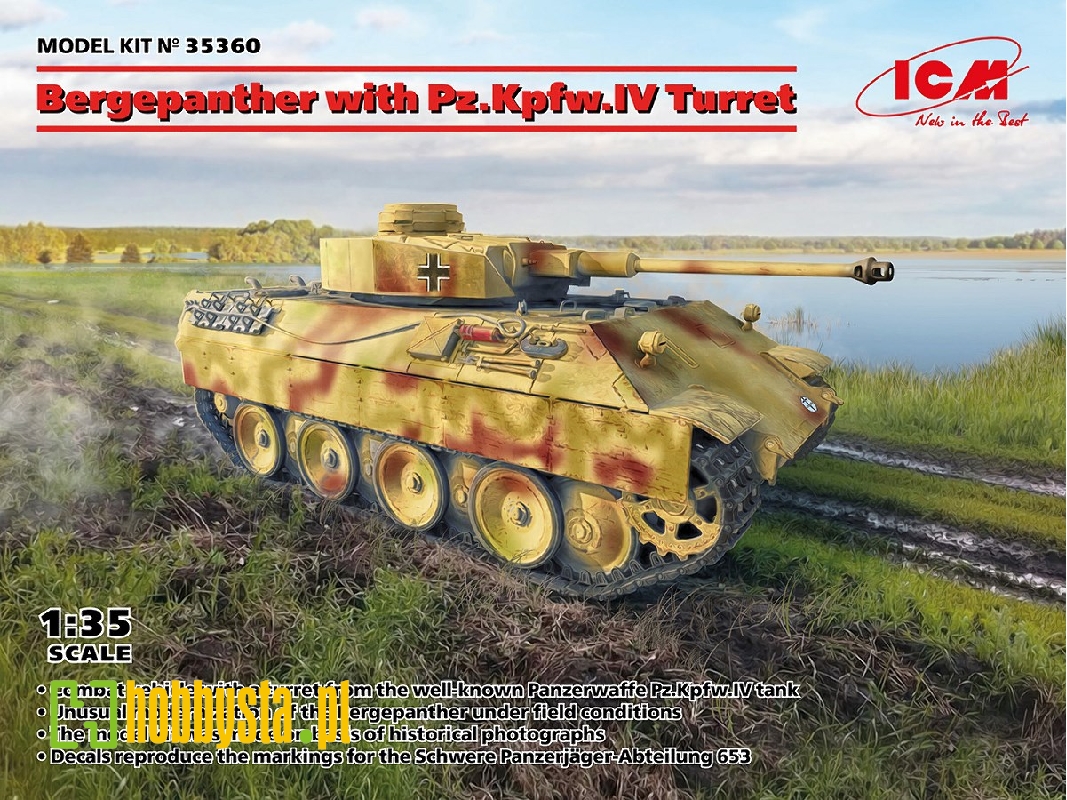 Bergepanther With Pz.Kpfw.Iv Turret - zdjęcie 1 Bergepanther With Pz.Kpfw.Iv Turret - zdjęcie 1