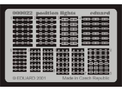  Position lights - blaszki - zdjęcie 1