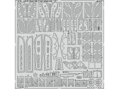 A-20J/ K / Boston Mk. IV main wheel well 1/32 - HONG KONG MODELS - zdjęcie 1