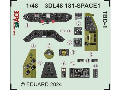TBD-1 SPACE 1/48 - HOBBY BOSS - zdjęcie 2