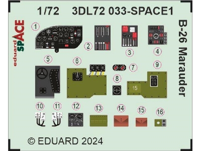 B-26 Marauder SPACE 1/72 - EDUARD - zdjęcie 2