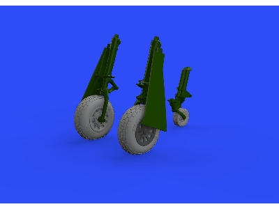 P-51B/ C wheels block tread 1/48 - EDUARD - zdjęcie 1