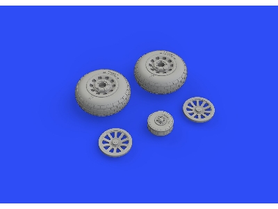 P-51B/ C wheels block tread 1/48 - EDUARD - zdjęcie 9