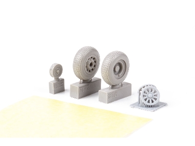 P-51B/ C wheels block tread 2 1/48 - EDUARD - zdjęcie 2