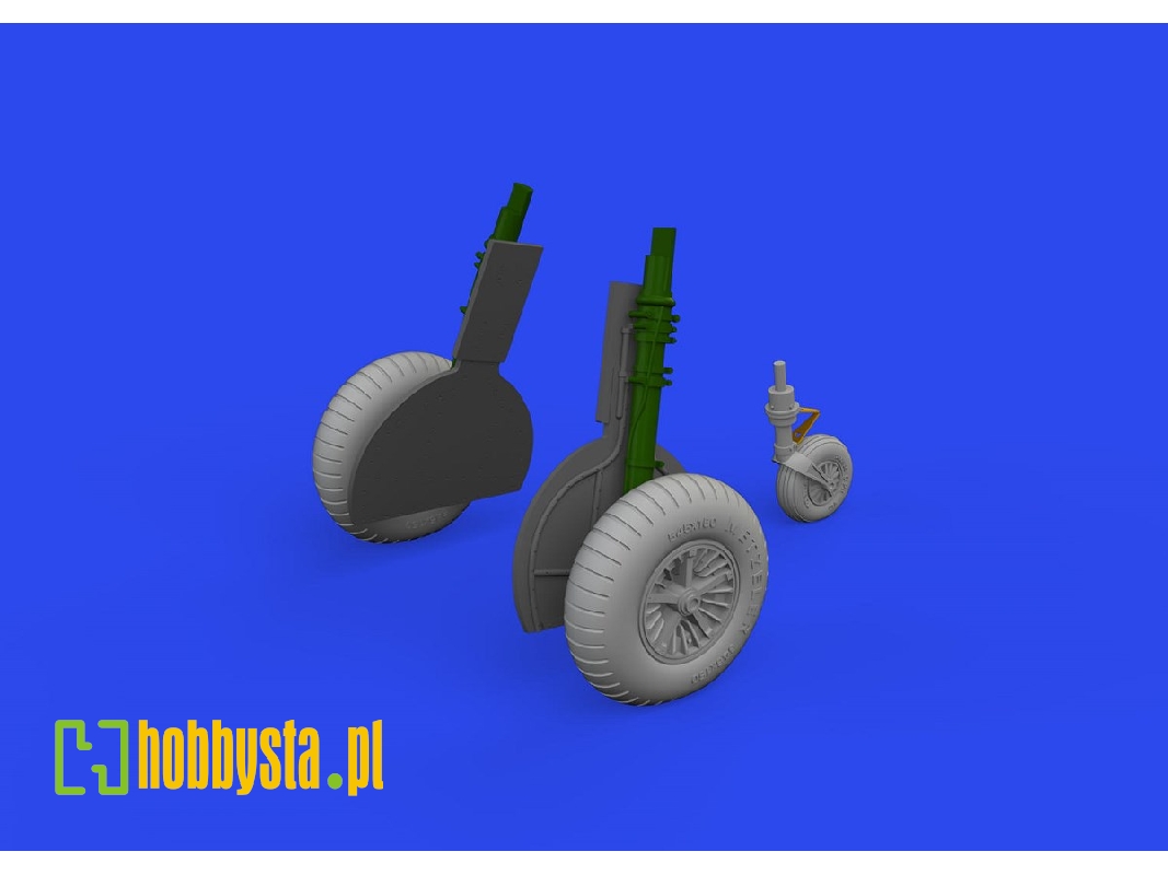 Bf 108 wheels spoked 1/48 - EDUARD - zdjęcie 1 Bf 108 wheels spoked 1/48 - EDUARD - zdjęcie 1