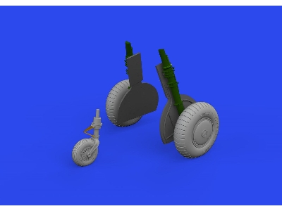 Bf 108 wheels 1/48 - EDUARD - zdjęcie 2