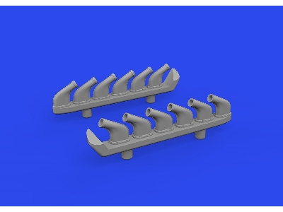 P-51D exhaust stacks PRINT 1/72 - EDUARD - zdjęcie 3
