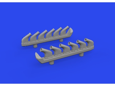 P-51D exhaust stacks PRINT 1/72 - EDUARD - zdjęcie 6