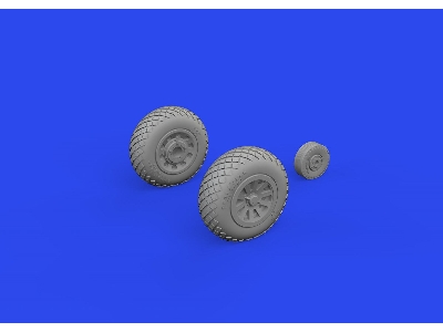 P-51D wheels diamond tread 1/72 - EDUARD - zdjęcie 1