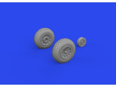 P-51D wheels diamond tread 1/72 - EDUARD - zdjęcie 4