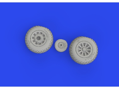 P-51D wheels diamond tread 1/72 - EDUARD - zdjęcie 6