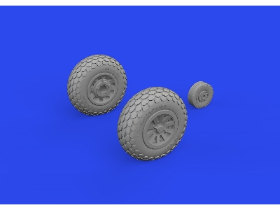 P-51D wheels oval tread 1/72 - EDUARD - zdjęcie 3