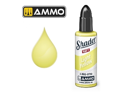 A.Mig 0720 Light Yellow Shader Matt - zdjęcie 1