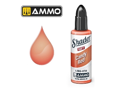 A.Mig 0724 Candy Red Shader Matt - zdjęcie 1