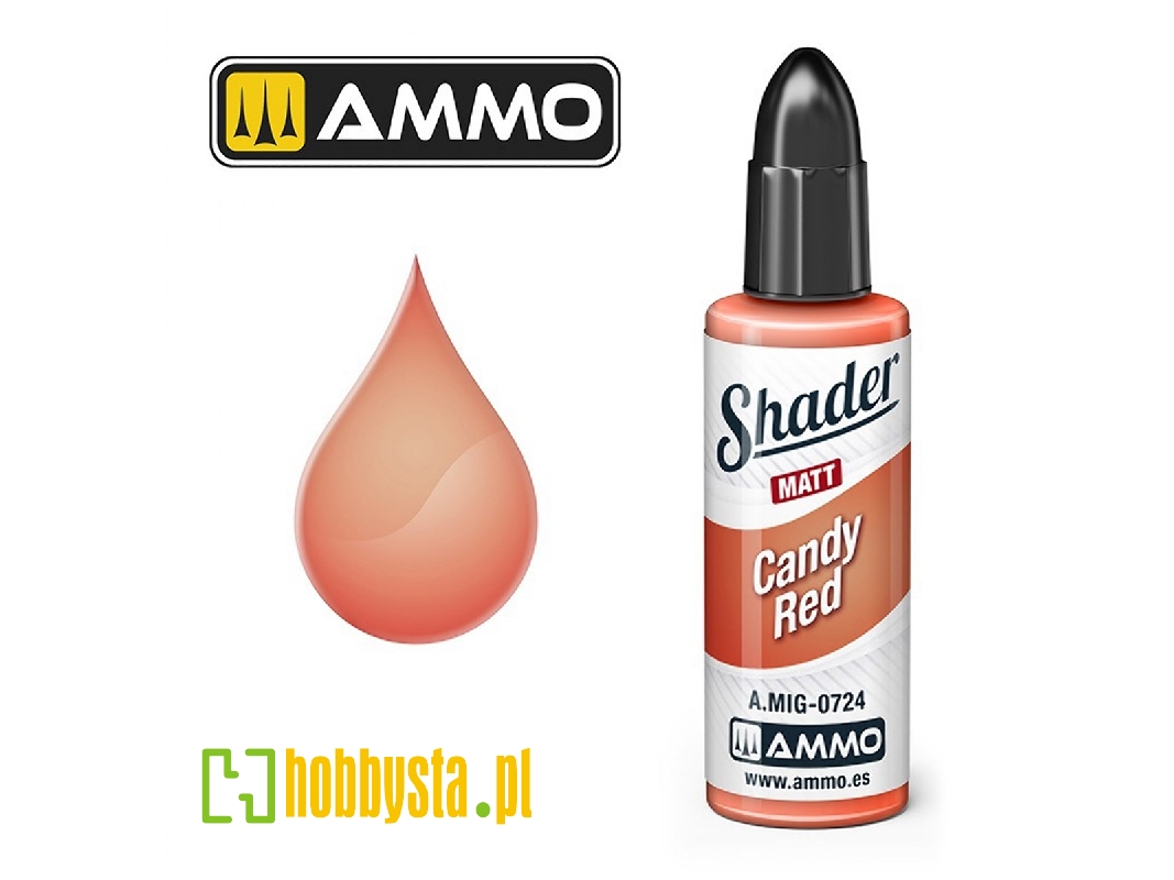 A.Mig 0724 Candy Red Shader Matt - zdjęcie 1 A.Mig 0724 Candy Red Shader Matt - zdjęcie 1